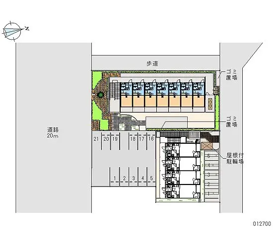 ★手数料０円★相楽郡精華町光台　月極駐車場（LP）